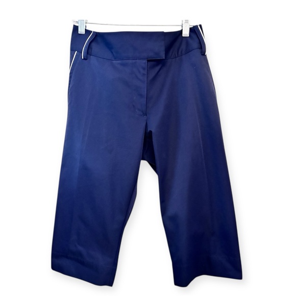 EUC Adidas Navy Blue Cropped Pants - Picture 2 of 4